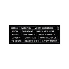 Subsentiments Merry Diecut Sentiment Strips