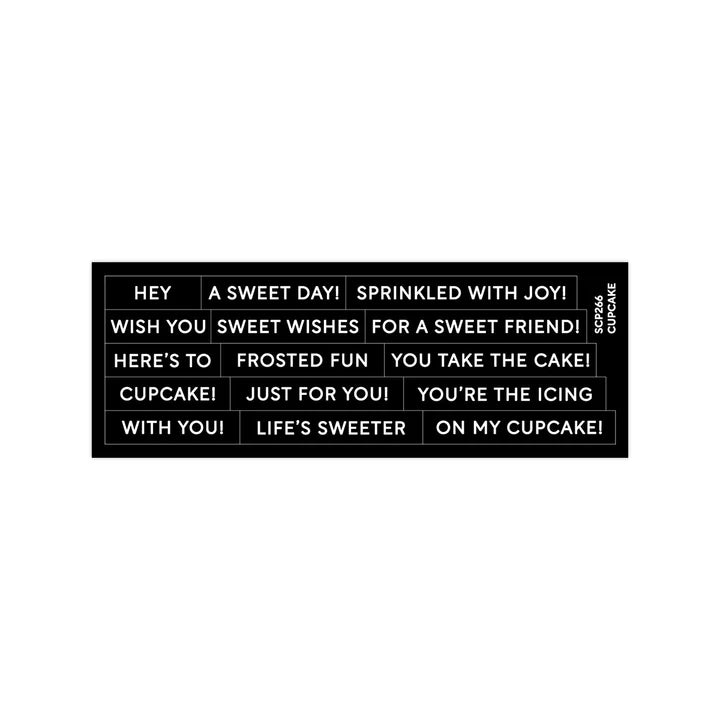 Subsentiments Cupcake Diecut