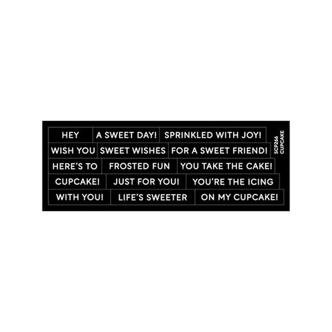 Subsentiments Cupcake Diecut