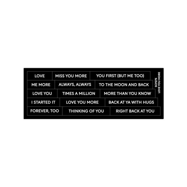 Subsentiments Love You More Diecut