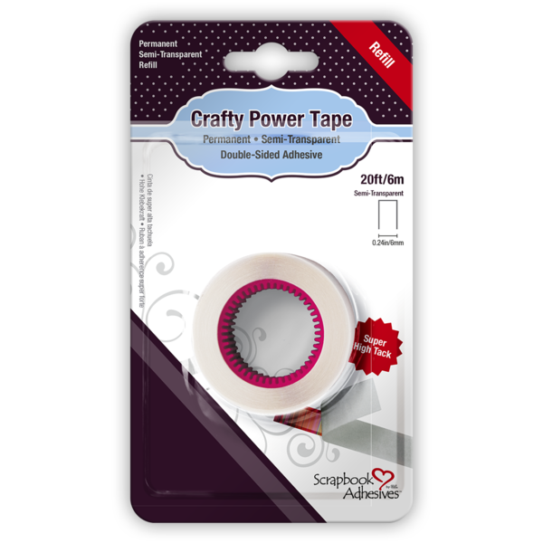 Scrapbook Adhesives Crafty Power Tape Refill