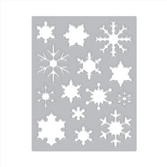Snowflake Patterned Cover Plate Die