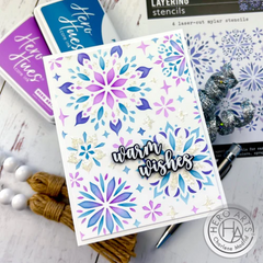Color Layering Snowflake Stencils