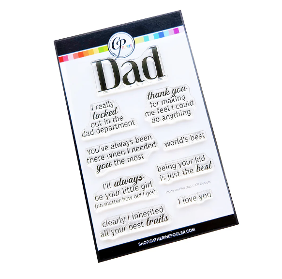 Inside Out For Dad Sentiments Stamp Set