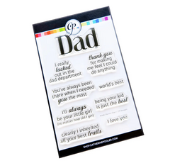 Inside Out For Dad Sentiments Stamp Set