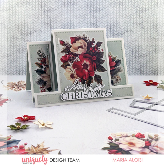 Split Stepper Card Uniquely Creative Center Stepper Card Die – Starry Night Creations