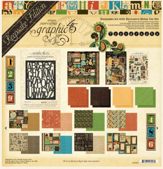 Typography - Keepsake Kit with Exclusive Metal Die