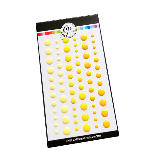 Party Yellows Enamel Dots