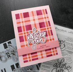 Plaid Perfection Stencil Pack