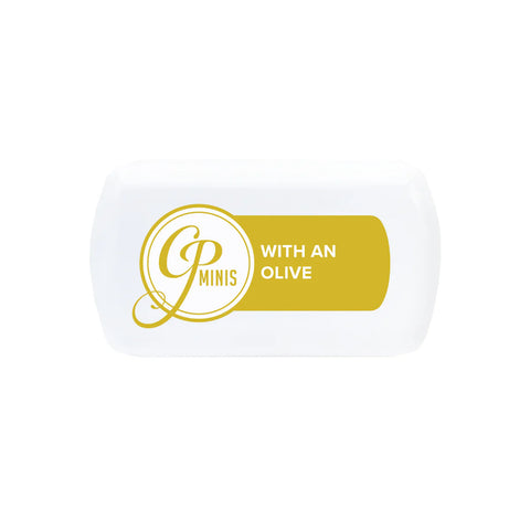 With an Olive Mini Ink Pad - Spa Collection