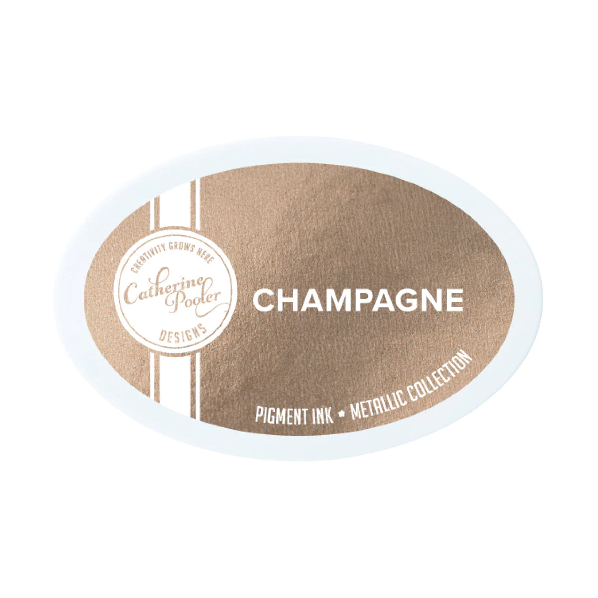Champagne Metallic Pigment Ink Pad - Metallic Collection