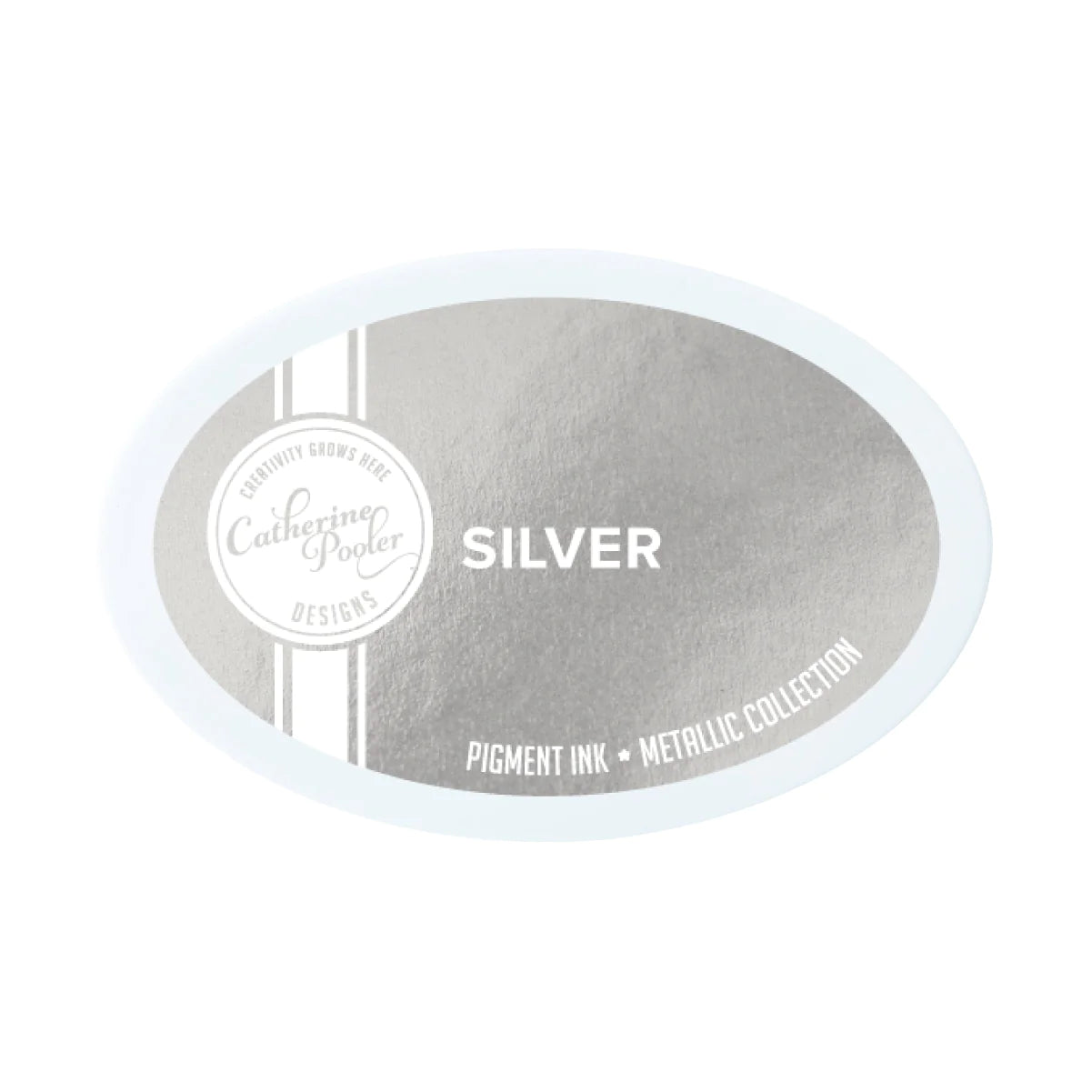 Silver Metallic Pigment Ink Pad - Metallic Collection