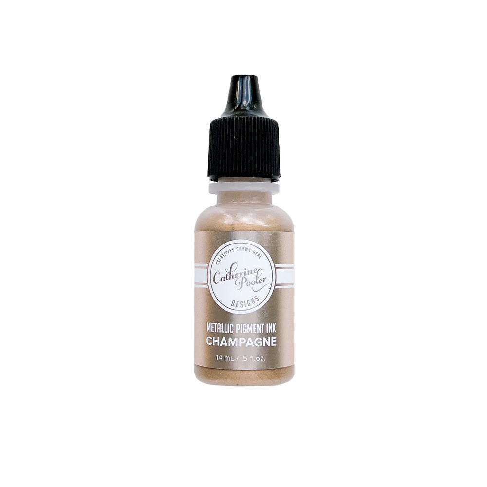 Champagne Metallic Pigment Ink Refill - Metallic Collection