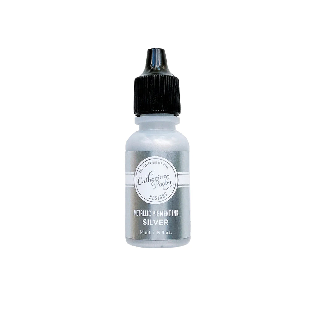 Silver Metallic Pigment Ink Refill - Metallic Collection