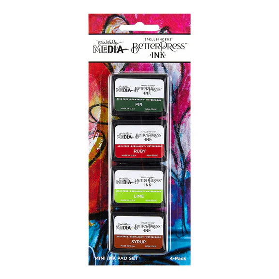 Festive BetterPress Ink Set by Dina Wakley