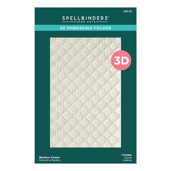 Spellbinders E3D-121 Cheerful Chirps Bamboo Screen
