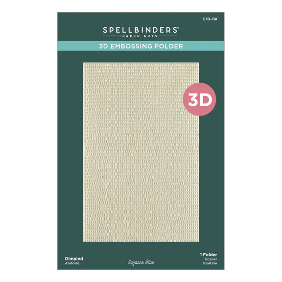Dimpled 3D Embossing Folder for Fall and Autumn Card Making
