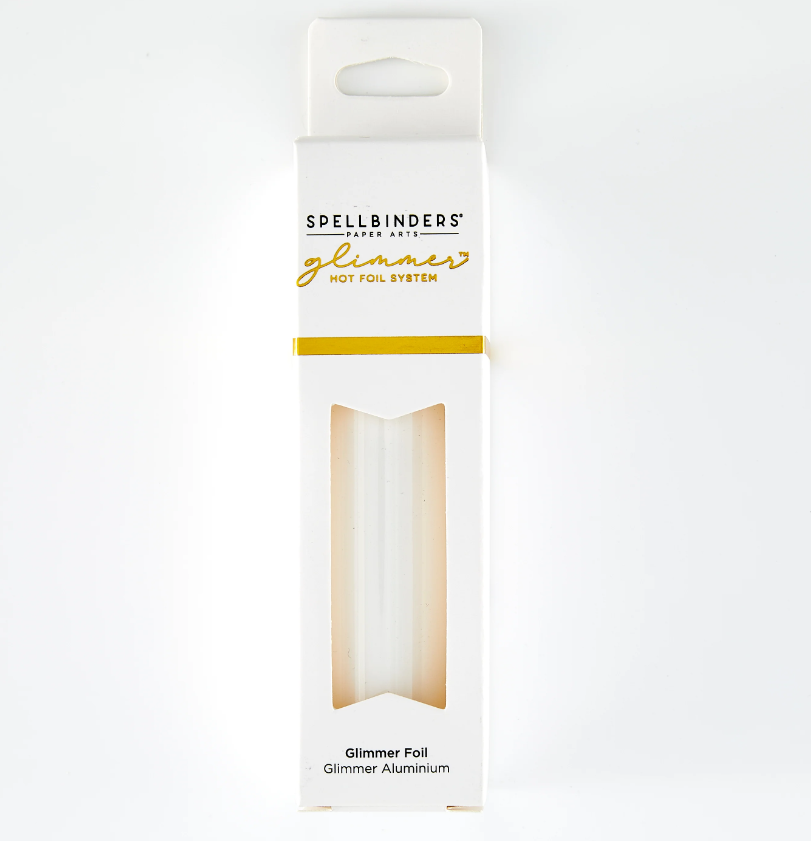 Glimmer Hot Foil Roll - Opaque White