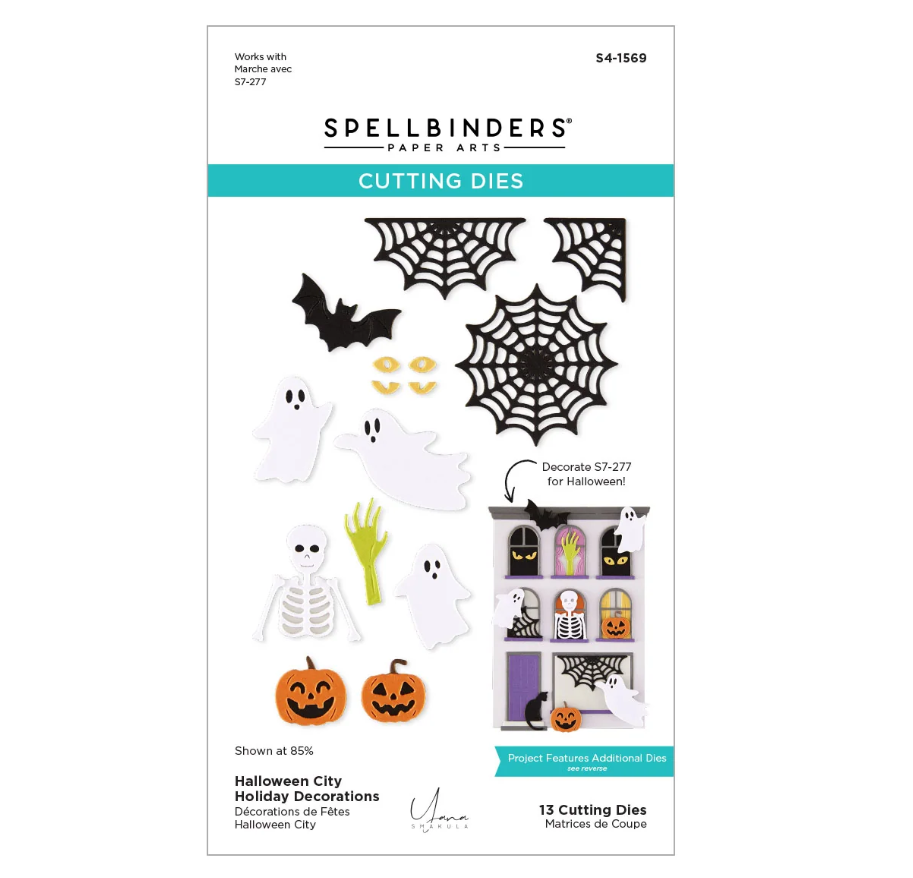 Halloween City Holiday Decorations Dies by Yana Smakula