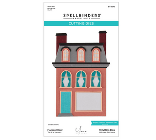 Spellbinders Mansard Roof Dies from the City Holiday Collection