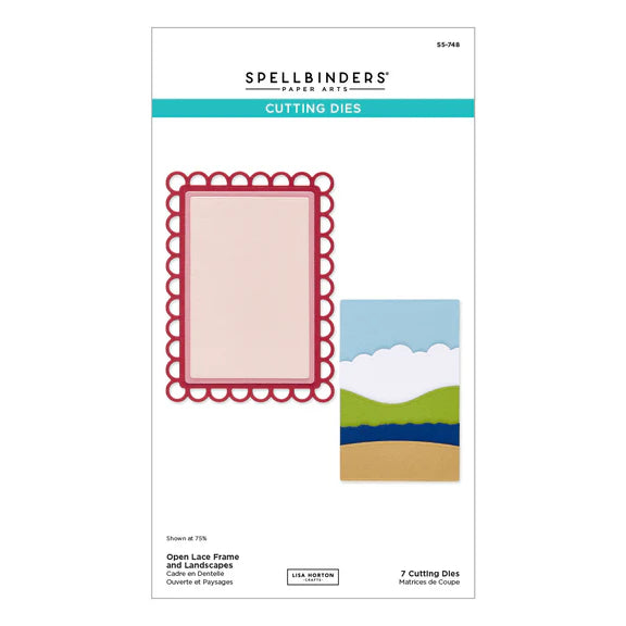 Open Lace Frame and Landscapes Dies
