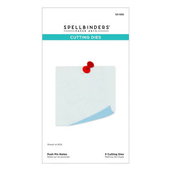 Push Pin Notes Etched Dies