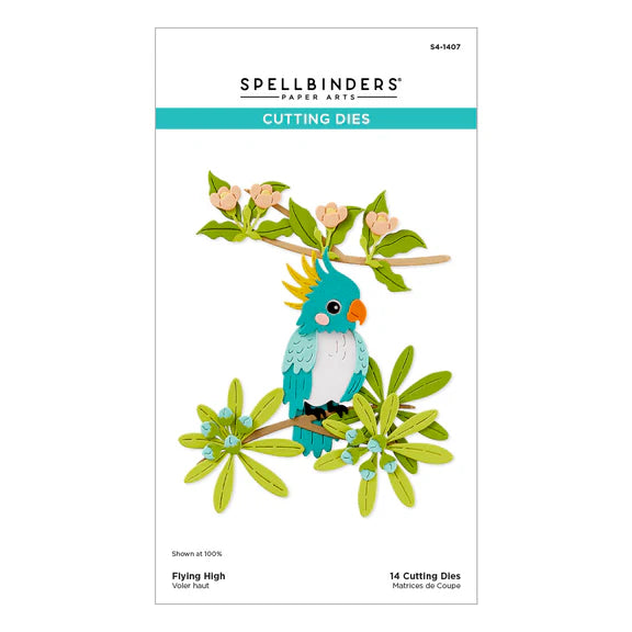 Spellbinders S4-1407 Cheerful Chirps Flying High Bird Dies