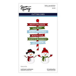 Spellbinders S5-707 north pole sentiments