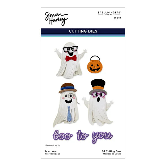 Spellbinders S6-264 boo crew dies by Simon Hurley for Card Making