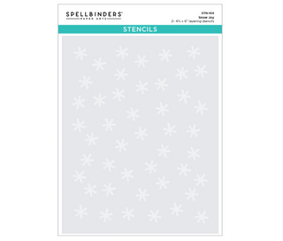 Spellbinders Snow Joy Layering Stencil