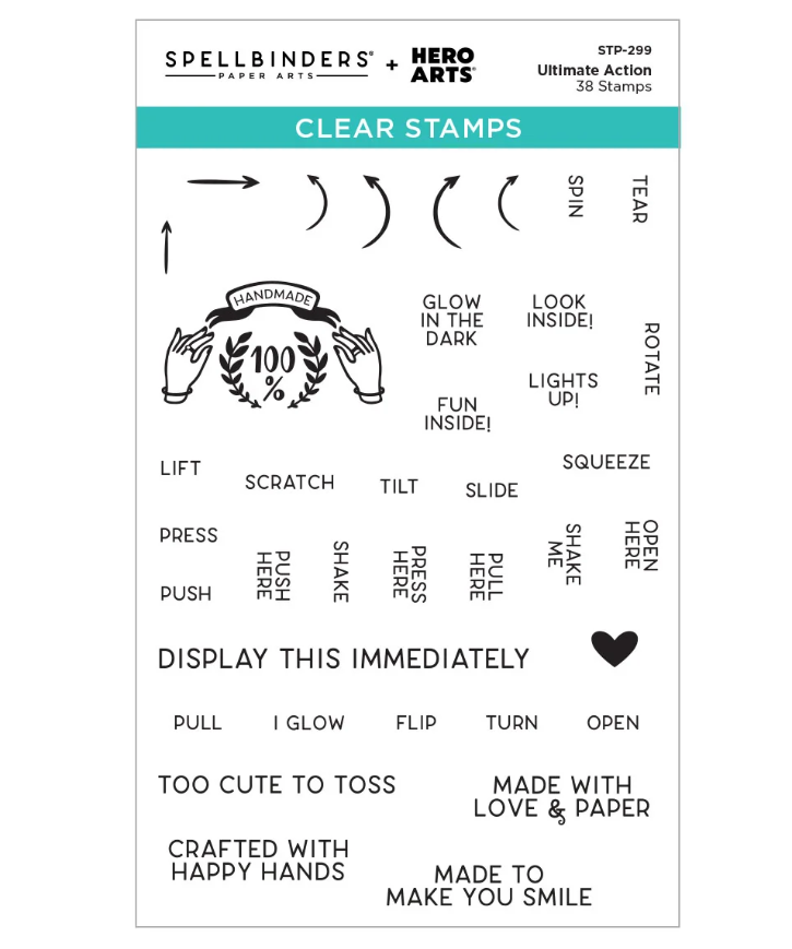 Ultimate Action Clear Stamp Set