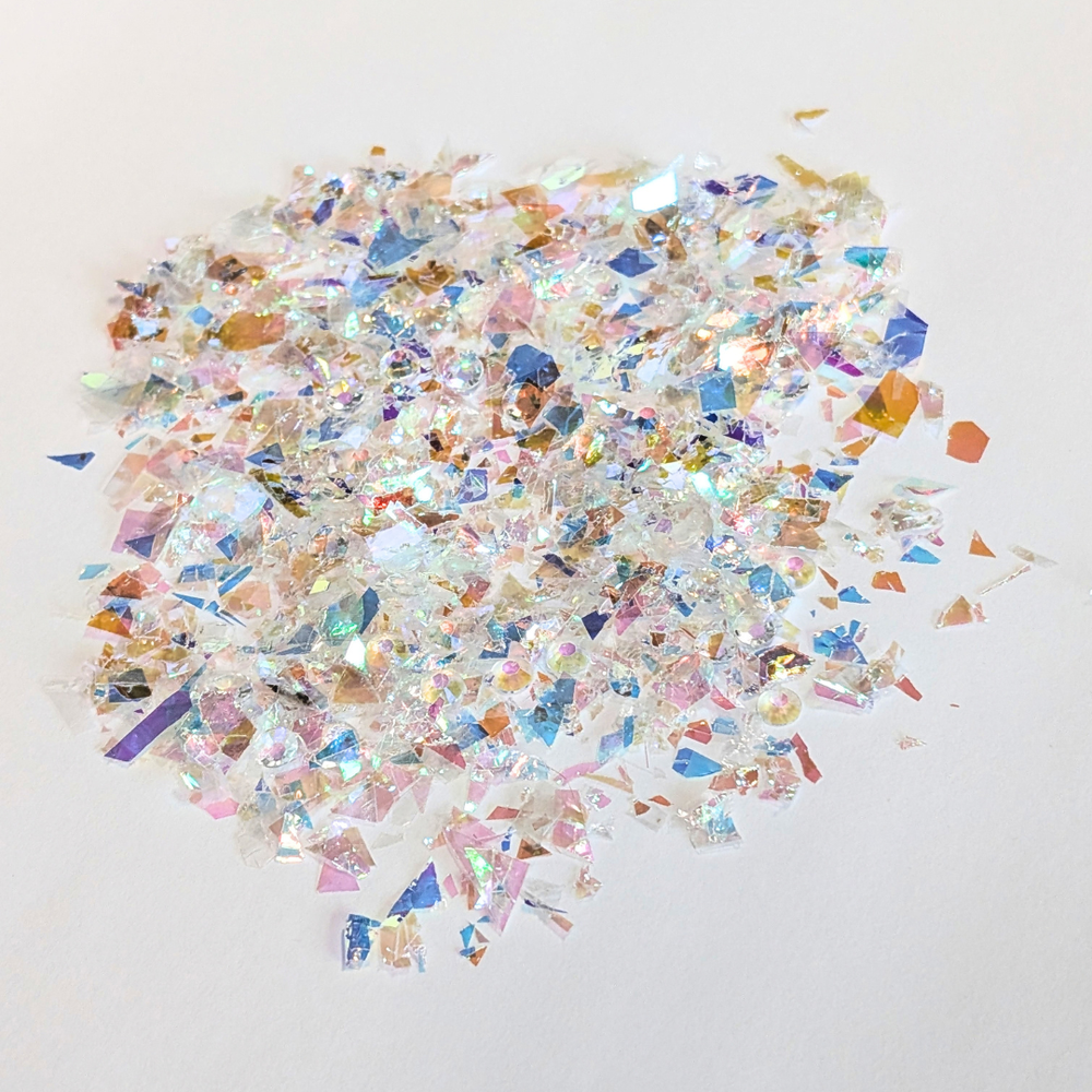 Snow Sparkly Stadust Shaker Pieces Pack