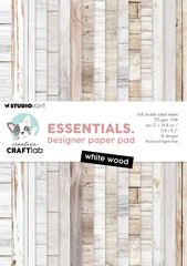 CCL Design Paper Pad White Wood Essentials