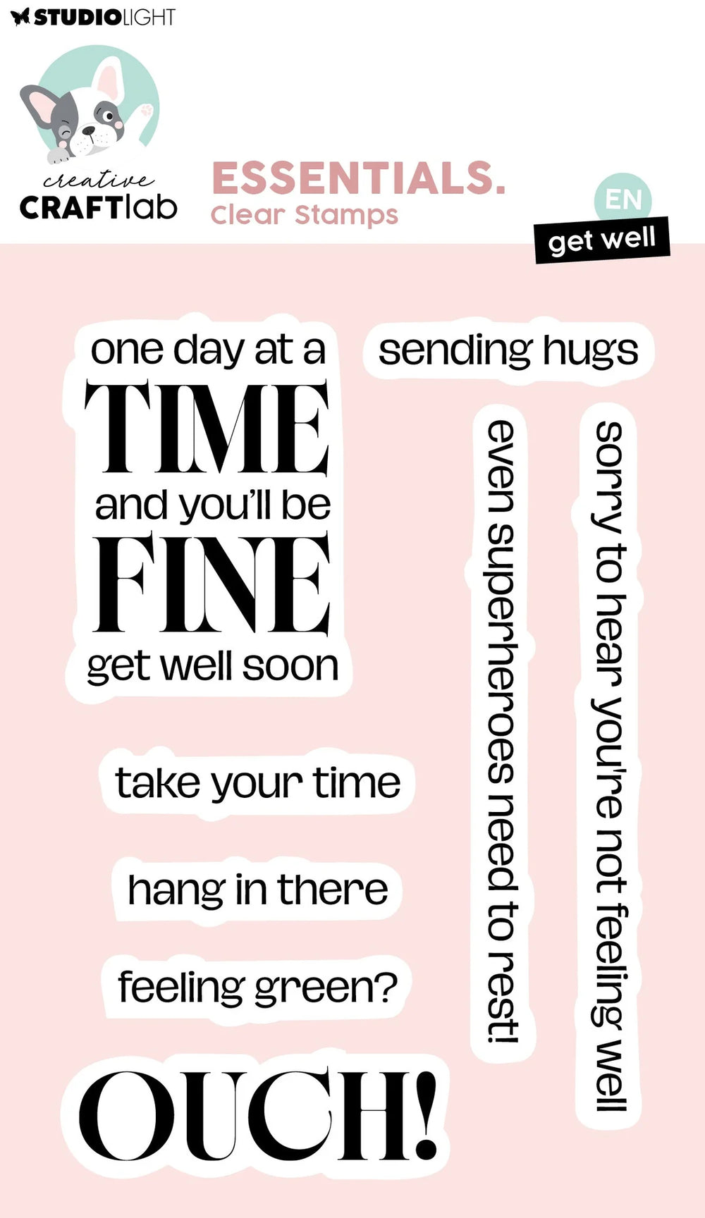 Get Well Essentials Clear Stamp Set