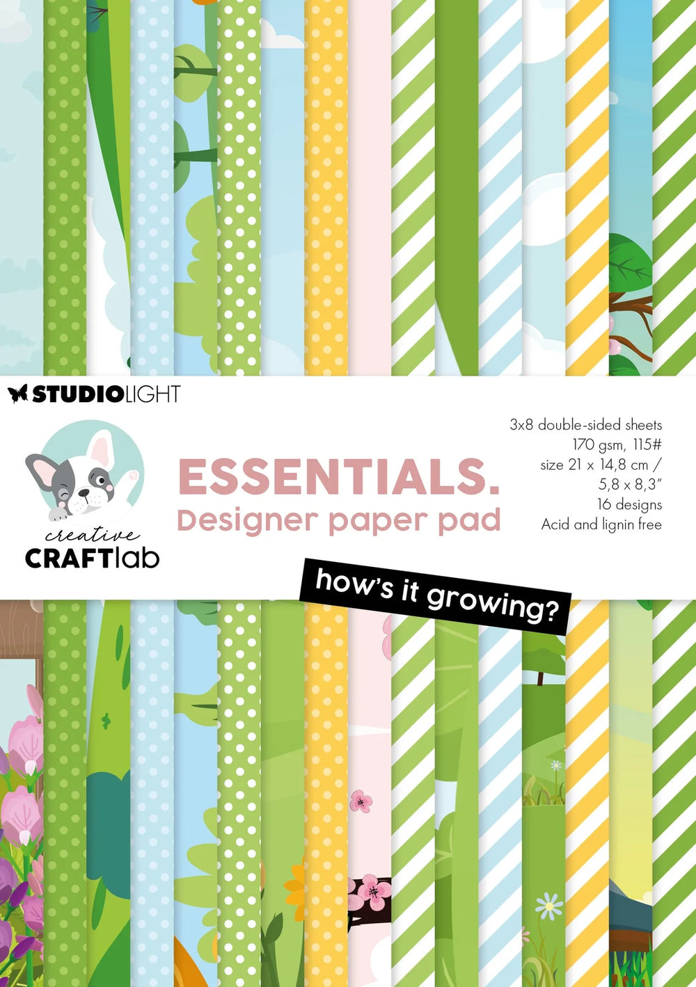CCL Designer Paper Pad How's it Growing? Essentials