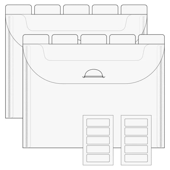 4x6 Flip Flap Pocket - 10 Pack