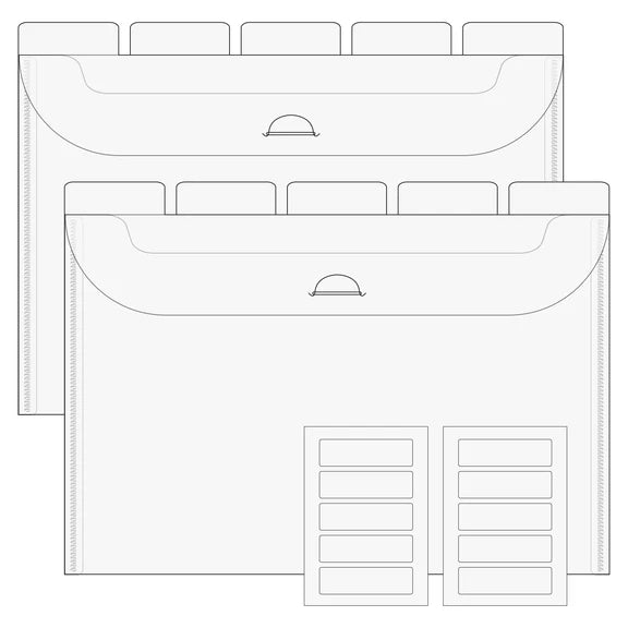 9x6 Flip Flap Pocket - 10 Pack