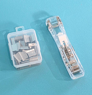 TOO Silver Connector Clips 50 pieces
