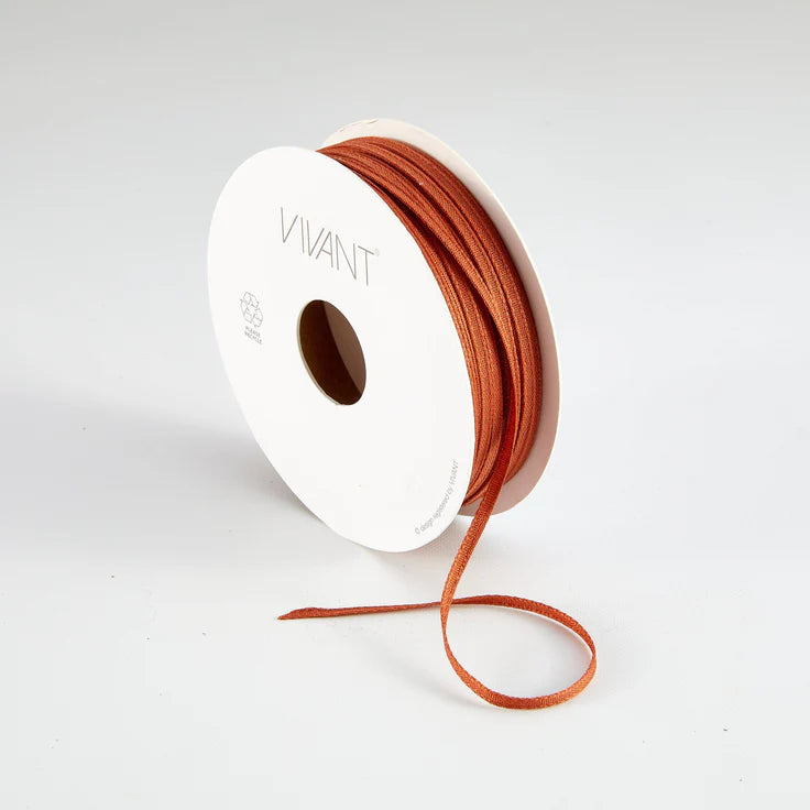 Vivant Texture Brique Narrow Ribbon - 21 yards