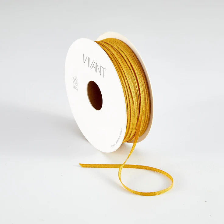 Vivant Texture Ocre Narrow Ribbon - 21 yards