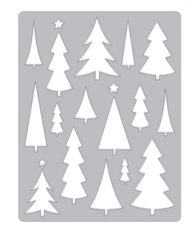 Tree Pattern Cover Plate Fancy Die