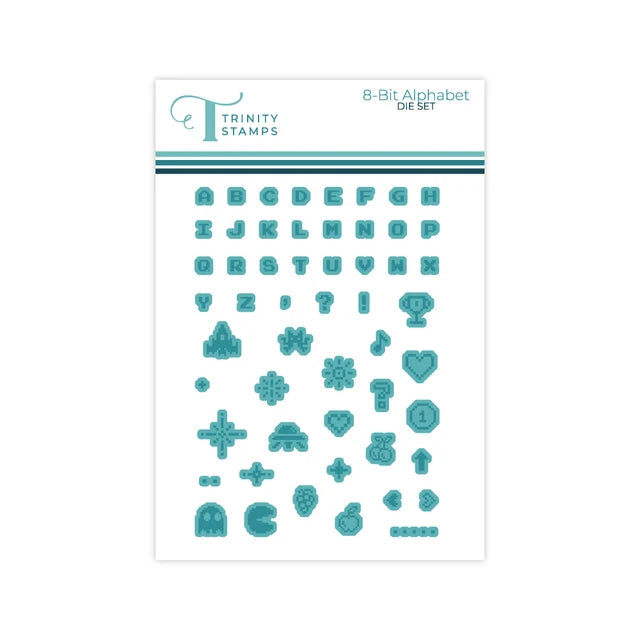 8-Bit Alphabet Coordinating Die Set