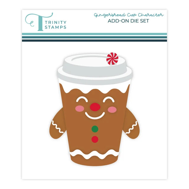 Gingerbread Cup Character Add-on Die Set