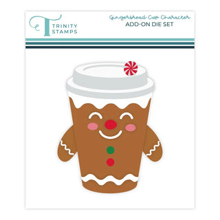 Trinity Stamps Cup Character Gingerbread Add on Die Set