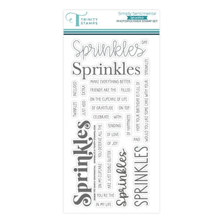 Trinity Stamps Simply Sentimental Sprinkles Stamp Set