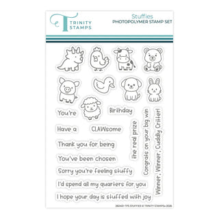 Trinity Stamps Stuffies Stuffed Animals Stamp Set