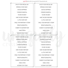 Serenity Cut-A-Part Sheet Mini
