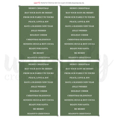 Home for Christmas Cut-A-Part Sheet Mini