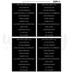 Keep It Real Cut-a-Part Sheet Mini