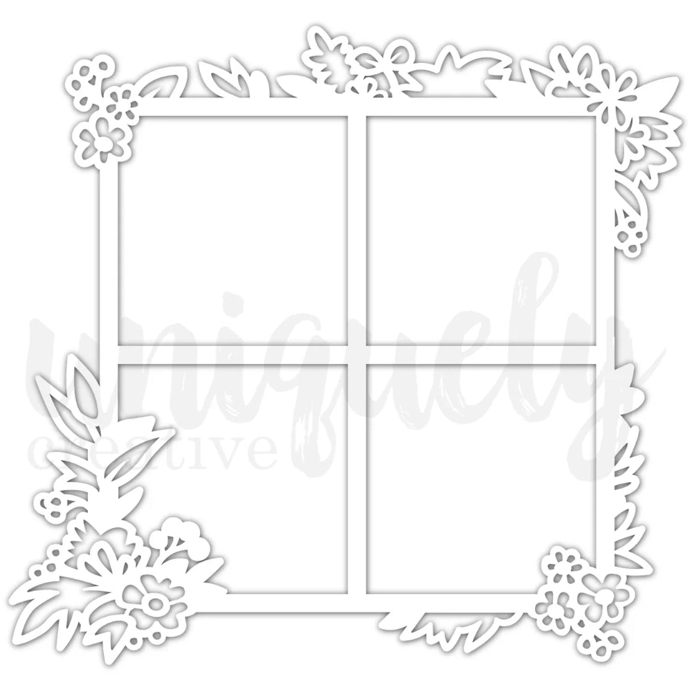 Paperbark Blooms Frame Overlay